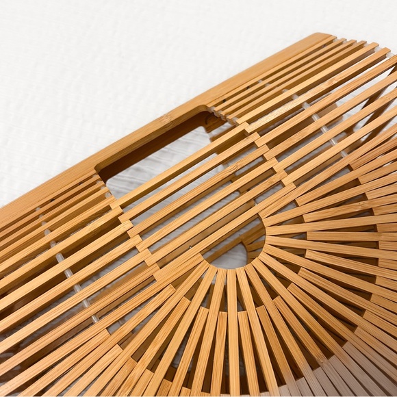☀️ Bamboo Half Moon Tote Handbag ☀️ - Picture 5 of 5